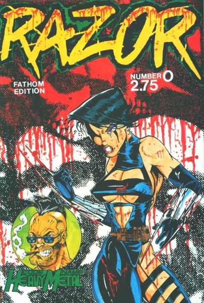 Razor (1992) Fathom Variant Cover 0