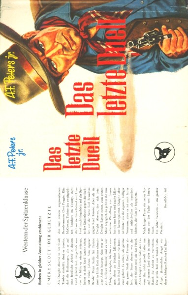 Peters, A.F. jun. Leihbuch SU Letzte Duell (Karo) nur Schutzumschlag