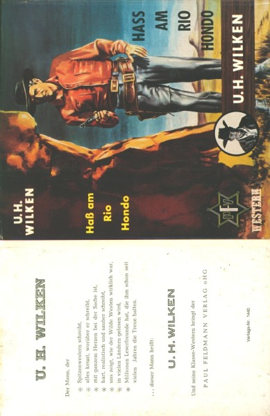 Wilken, U.H. Leihbuch SU Hass am Rio Hondo (Feldmann) nur Schutzumschlag