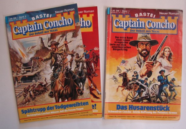 Captain Concho (Bastei) Nr. 1-75 kpl. (Z1-2)