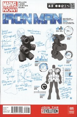Iron Man (2012) 1:25 Variant Cover 5