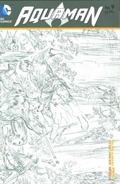 Aquaman (2011) 1:25 Variant Cover 9