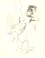 Originalzeichnung Erotische Pin-ups (Bild 078)