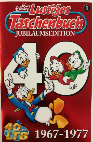 Lustiges Taschenbuch Jubiläumsedition (Ehapa, Tb.) Nr. 1-4 kpl. (Z2)