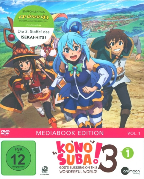 Konosuba Staffel 3 Vol. 1 DVD - Mediabook Edition