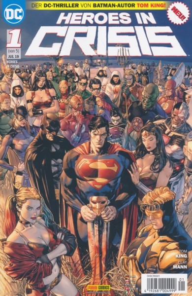 Heroes in Crisis (Panini, Gb.) Nr. 1-4 kpl. (Z0-2)