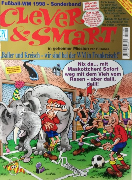 Clever & Smart (Conpart, Br.) Fußball-WM 1998-Sonderband Nr. 1