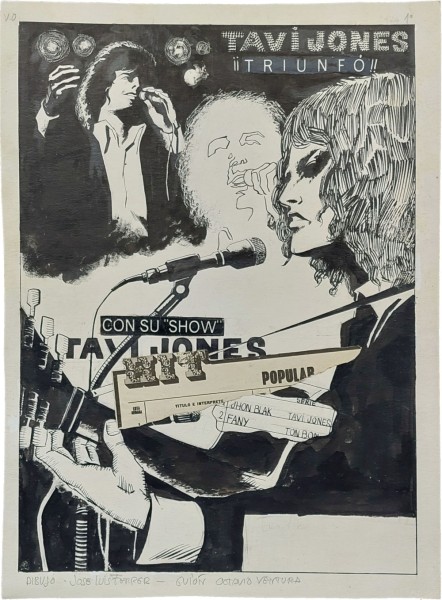 Originalzeichnung (0831) Ferrer 7 Seiten zus.