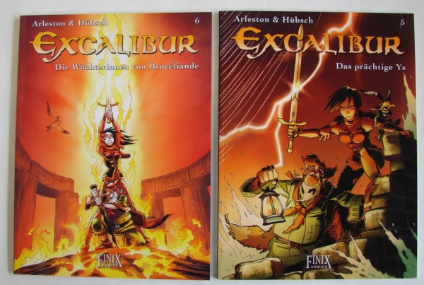Excalibur (Carlsen/Finix, Br.) Nr. 1-6 kpl. (Z1)