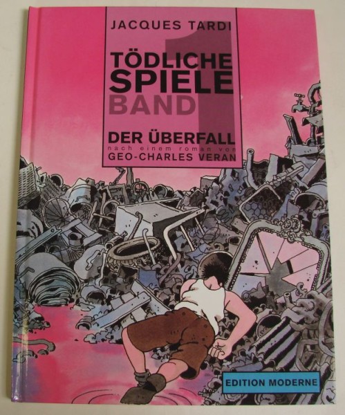 Tödliche Spiele (Edition Moderne, B.) Nr. 1-4 kpl. im Schuber (Z1-2)