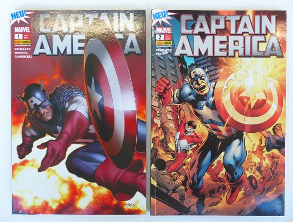 Captain America (Panini, Br., 2012) Nr. 1-4 kpl. (Z1-2)