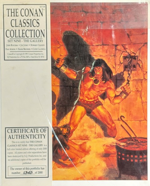 Conan the Classics Collection Portfolio Set Nine - The Gallery