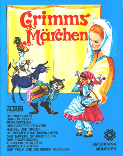 Americana SBA Grimms Märchen (30120/39) Leeralbum Sammelbilderalbum