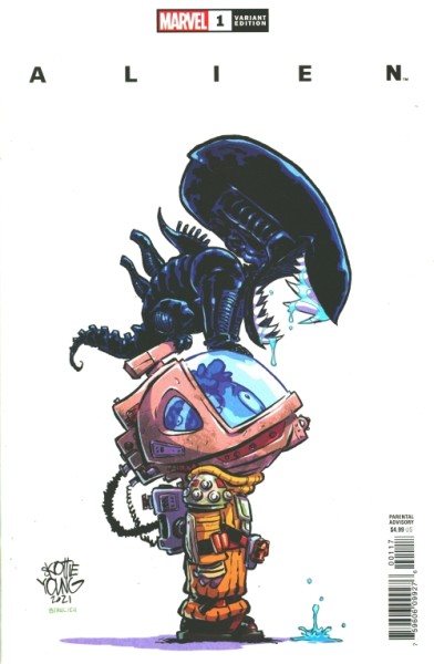 Alien (2021) Skottie Young Variant Cover 1