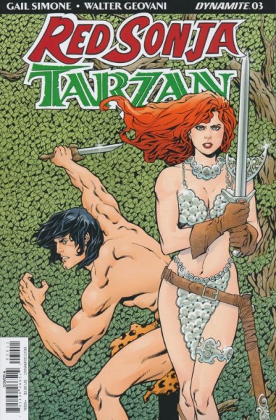 US: Red Sonja Tarzan 3 Cvr A