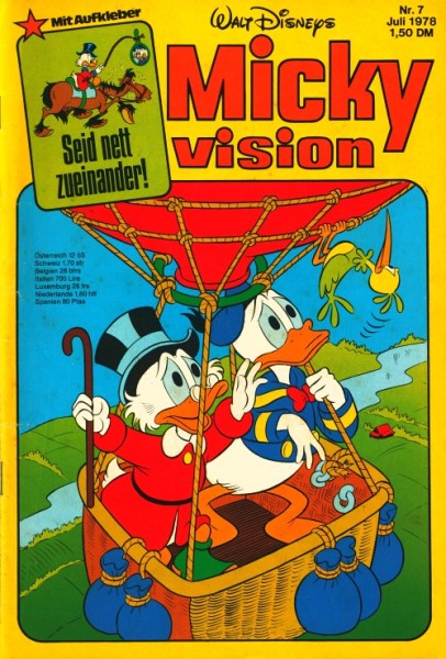 Mickyvision (Walt Disney's) (Ehapa, Gb.) Jhg. 1978 Nr. 1-12
