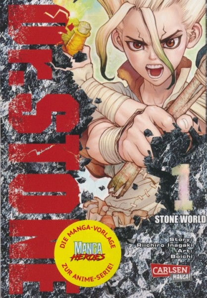 Dr. Stone (Carlsen, Tb.) Nr. 1-4 zus. (Z1)