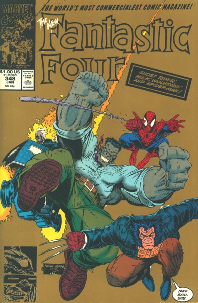 Fantastic Four (1961) 2nd Printing Variant Cover 348
