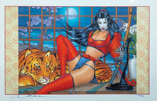 Shi by William Elliott Tucci 093/199 Crusade Fine Arts Ltd. Litho sign., sealed
