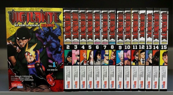 Vigilante - My Hero Academia Illegals (Carlsen, Tb.) Nr.1-15 kpl. (neu)