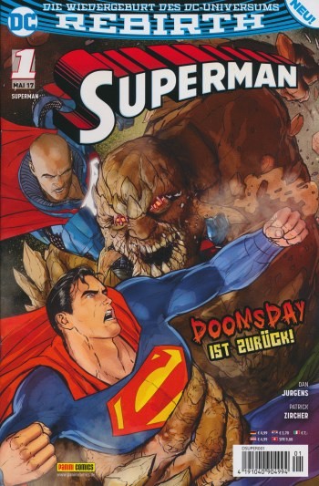 Superman (Panini, Gb., 2017) Nr. 1-21 kpl. (Z1) im Schuber
