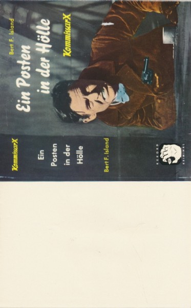 Kommissar X Leihbuch SU Ein Posten in der Hölle (Rekord) nur Schutzumschlag
