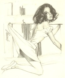 Originalzeichnung Erotische Pin-ups (Bild 100)