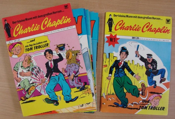 Charlie Chaplin (BSV, Gb.) Nr. 1-15 kpl. (Z1) - (Z1-2)
