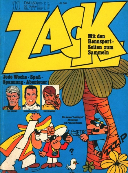 Zack (Koralle, GbÜ.) Jhrg. 1973 mit allen Beilagen Nr. 4-22,24,27,31,36,40,52