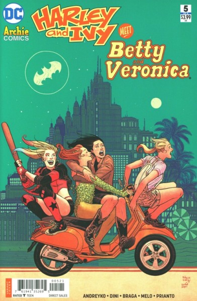 Harley & Ivy meet Betty & Veronica Bilquis Evely Variant Cover 5