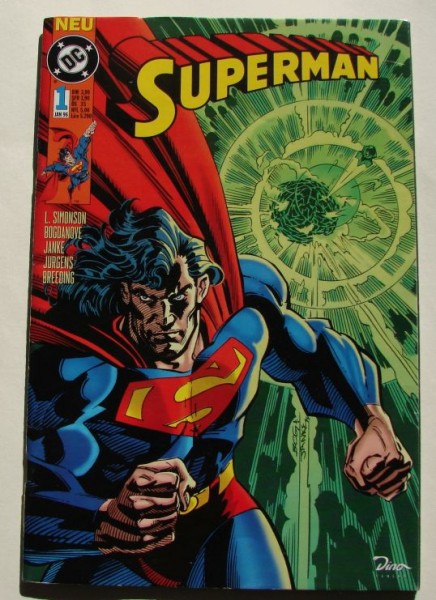 Superman (Dino, Gb.) Nr. 1-70 kpl. mit TimeWarp-Schubern und allen Extras (Z1)