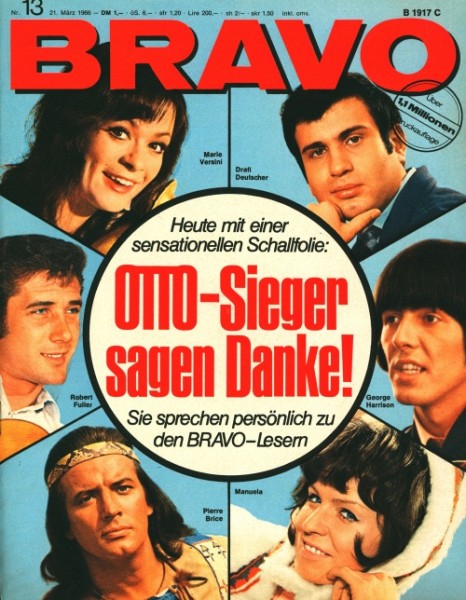 Bravo Jahrgang 1966 mit Beilagen