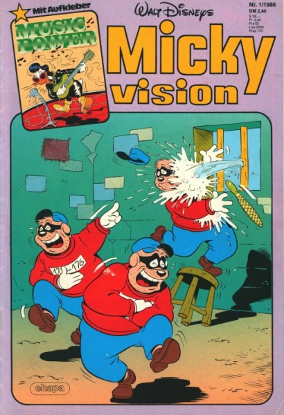 Mickyvision (Walt Disney's) (Ehapa, Gb.) Jhg. 1986 Nr. 1-12