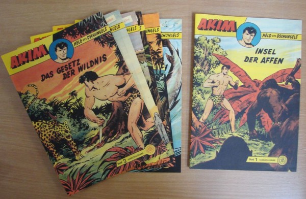 Akim - Held des Dschungels (Hethke, Gb.) Nr. 1-88 kpl. (neu)