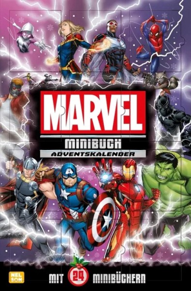 Marvel: Minibuch-Adventskalender 2023