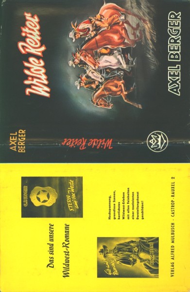 Berger, Axel Leihbuch SU Wilde Reiter (Mülbäsch) nur Schutzumschlag