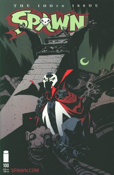 Spawn (US) Mike Mignola Variant Cover 100