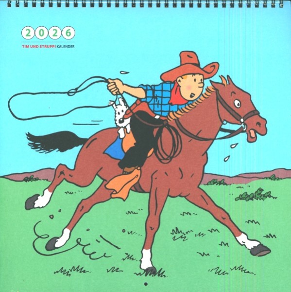 Tim & Struppi Wandkalender 2026