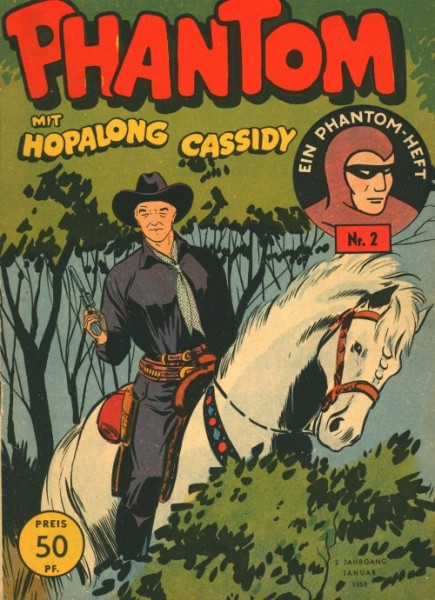 Phantom-Heft (Aller, Gb.) 2. Jahrgang 1953 Nr. 1-26