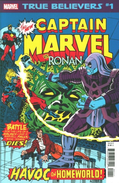 True Believers: Captain Marvel - Captain Marvel vs. Ronan 1