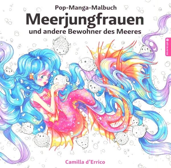 Pop Manga Malbuch: Meerjungfrauen und andere Bewohner des Meeres