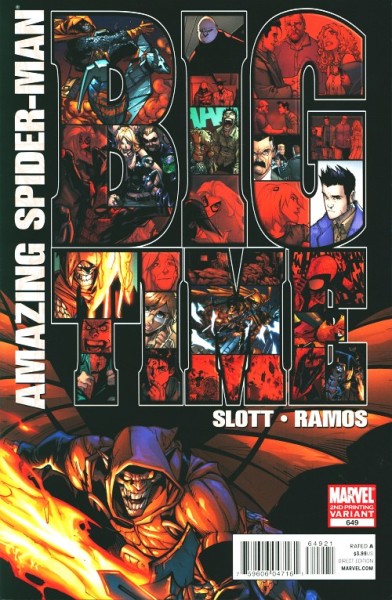 Amazing Spider-Man (2003) 2nd Printing Variant Cover 649