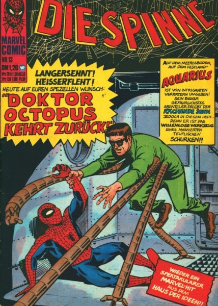 Spinne (Williams, Gb.) Nr. 1-137 kpl. (Z2)