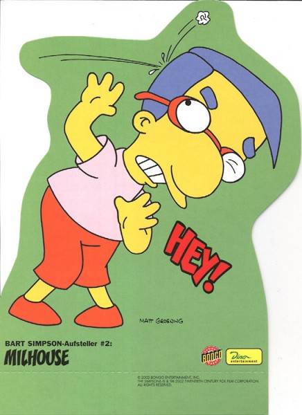 Bart Simpson-Aufsteller (Dino) 2 Milhouse