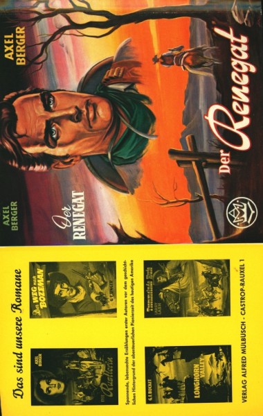 Berger, Axel Leihbuch SU Renegat (Mülbüsch) nur Schutzumschlag