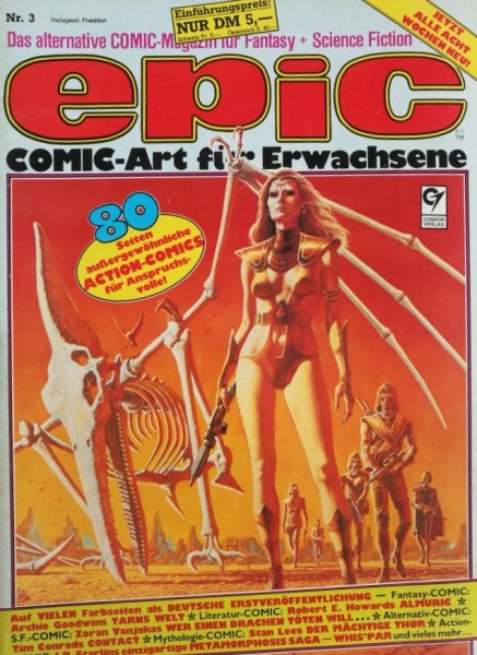 Epic (Condor, Zeitschrift, GbÜ.) Nr. 3-5