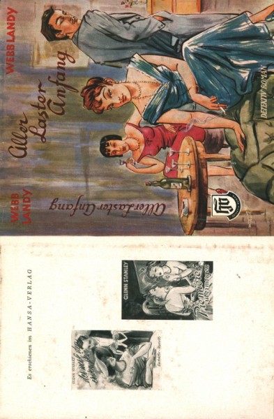 Landy, Webb Leihbuch SU Aller Laster Anfang (Hansa) nur Schutzumschlag