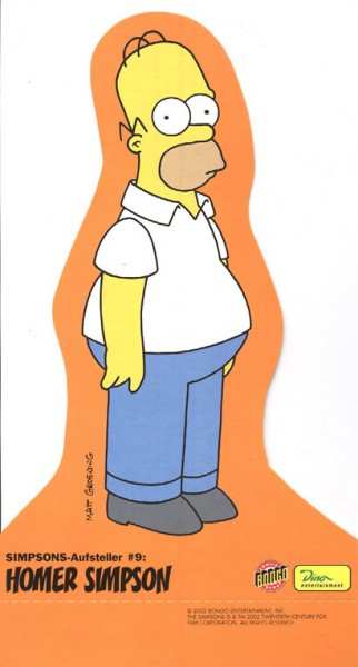 Simpsons-Aufsteller (Dino) 9 Homer Simpson