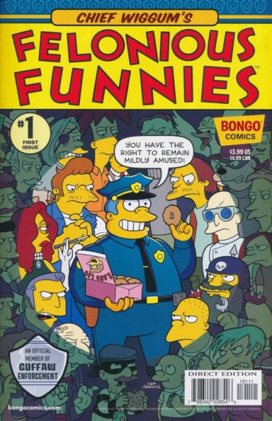 Simpsons One-Shot Wonders Chief Wiggum's Felonious Funnies 1