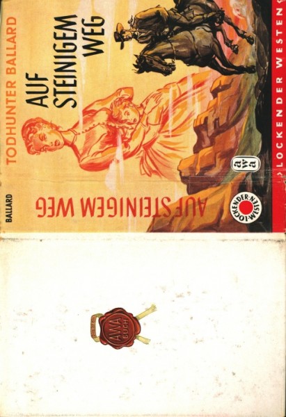 Lockender Westen Leihbuch SU Auf steinigem Weg (Awa) Ballard, Todhunter nur Schutzumschlag